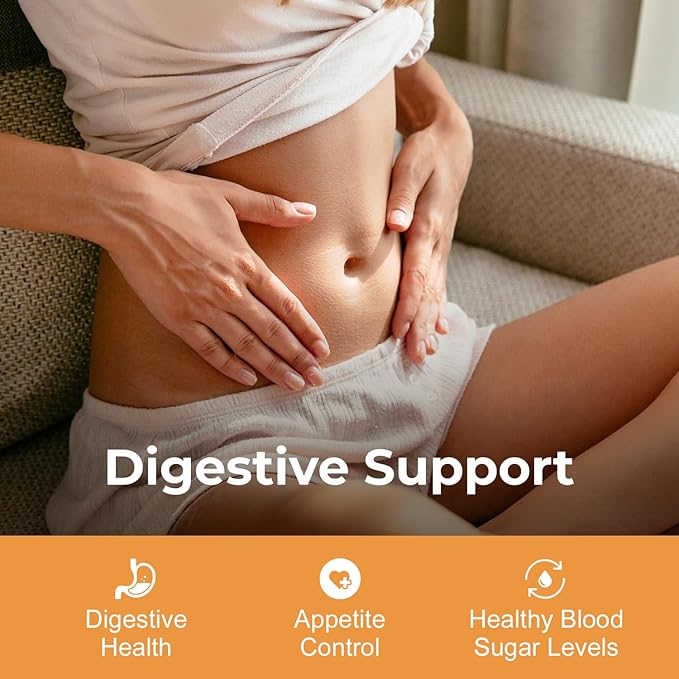 Intra Lifestyles FiberLife Supplement – Soluble Fiber for Digestive Health &amp Appetite Control with Konjac Guar Gum Xanthan Gum and Cinnamon – Made in Canada – 60 Capsules (60 Capsules (Pack of