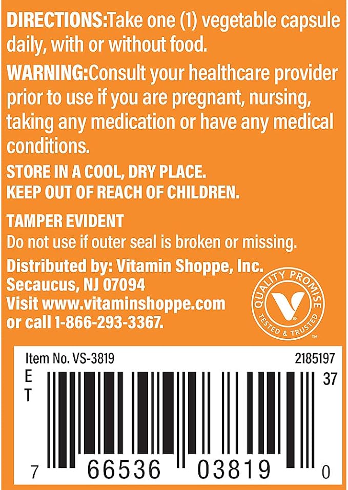 The Vitamin Shoppe Ultimate 10+ Probiotics 20 Billion CFU - 10 Probiotic Strains for Digestive Health Immune &amp Gut Support (60 Vegetable Capsule)