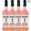 Owen’s Craft Mixers Rio Red Grapefruit Handcrafted in the USA with Premium Ingredients Vegan &amp Gluten-Free Soda Mocktail and Cocktail Mixer | 4 PACK