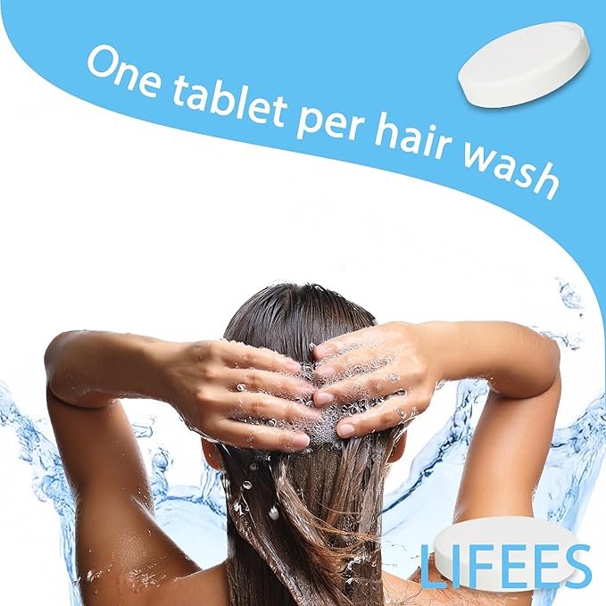 Vitamin C Bath Soak Tablets Vitamin C for Bath VC Dechlorination Bath Tablets Help to Sensitive Skin Dry &amp Itchy Skin Rough &amp Dry Hair 1000mg100 tabets