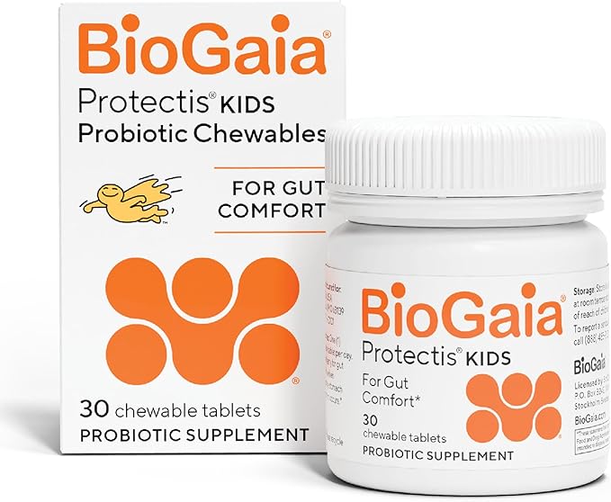 BioGaia Probiotic Chewable Tablets Box Simple and Easy Way To Promote Digestive and Immune Health 30 Count