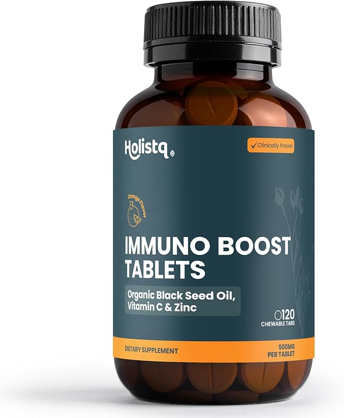 Immuno Boost Vitamin C with Zinc 120 Chewable Tablet Immune System Booster for Adults - Dietary Immune Support VIT C with Chewable Zinc Tablets for Adults and Teens Antioxidant Immunity Vitamins