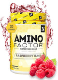 Nutrithority - BCAA Powder Post Workout Recovery Powder with BCAAs Amino Acids L-Isoleucine L-Leucine and L-Valine Improve Muscle Recovery and Hydration Sugar Free (Raspberry Rage) (30 Servings)