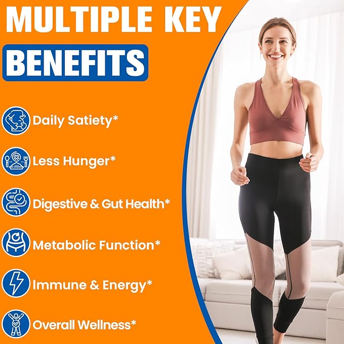 GLP-1 Supplement for Women 3X Targeted Formula Gentle on the Stomach GLP-1 with Akkermansia Probiotic Berberine HCI &amp Chicory Inulin Natural GLP1 for Digestion &amp Gut Health - Vegan 60 Ca