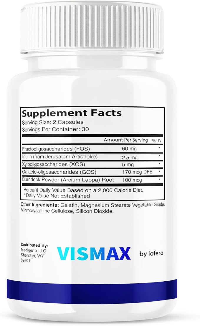 (2 Pack) Vismax Revive Capsules Vis Max Premium Vision Supplement Vitamin Supplement Pills Premium All-Natural Ingredients Advanced Formula for Eyesight Focus Visual Sight Overall Wellness (120 ct)
