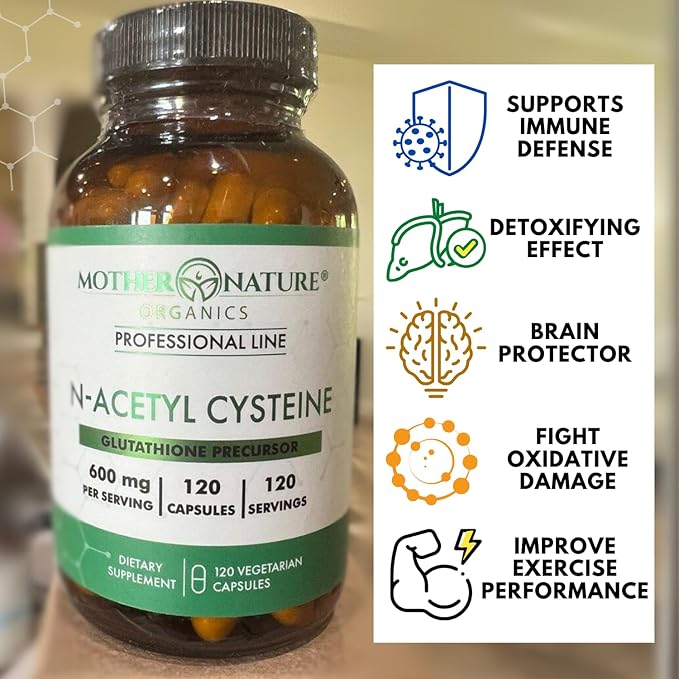 NAC + Omega-3 + B Complex Bundle – Immune Energy &amp Heart Support | Antioxidant Defense for Brain Stress &amp Wellness