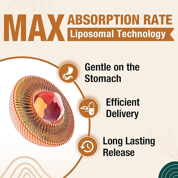 Liposomal Brain Supplements for Memory and Focus - Plasmalogen with Curcumin &amp Vitamin E for Better Absorption- Suitable for SeniorsAdult Men &amp Women Cognitive HealthHigh Potency 60 Servings