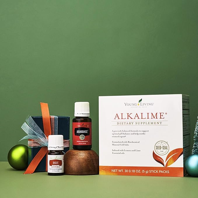 Young Living AlkaLime Stick Packs | 30 ct | Vitamin &amp Mineral Supplement | Digestive Wellness | Gentle on The Stomach | Infused with Calcium Potassium &amp Sodium