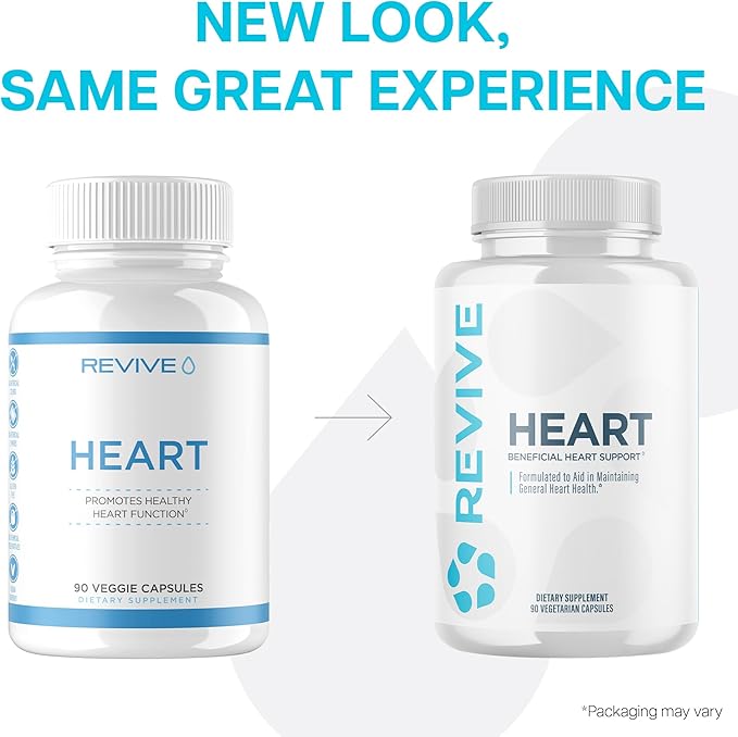 Revive MD Health Supplements 90 Veggie Capsules - CoQ10 Supplement Supports Heart Muscle Function - Coenzyme Q10 200mg Promotes Healthy Flow - Vegan-Friendly &amp Gluten-Free (30 Servings)