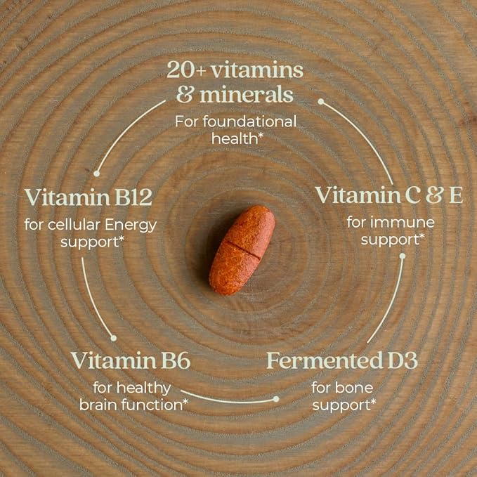 New Chapter Women’s Multivitamin 55+AstaxanthinB6B12D3Vitamin C &amp ZincImmuneHeartCellular Energyand Bone SupportGentle on The StomachDailyNon-GMOGluten-Free96 Tablets(Pack of 2)