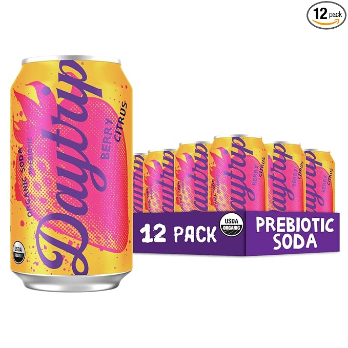Daytrip Soda Prebiotic Berry Citrus 12 fl oz (Pack of 12)