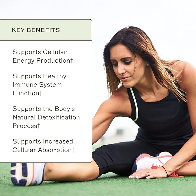 Amy Myers MD Glutathione Supplement - Healthy Cellular Absorption Natural Detox &amp Immune System Support - Acetyl-Glutathione Nutritional &amp Immune System Care - Gluten-Free &amp Non-Dairy - 3