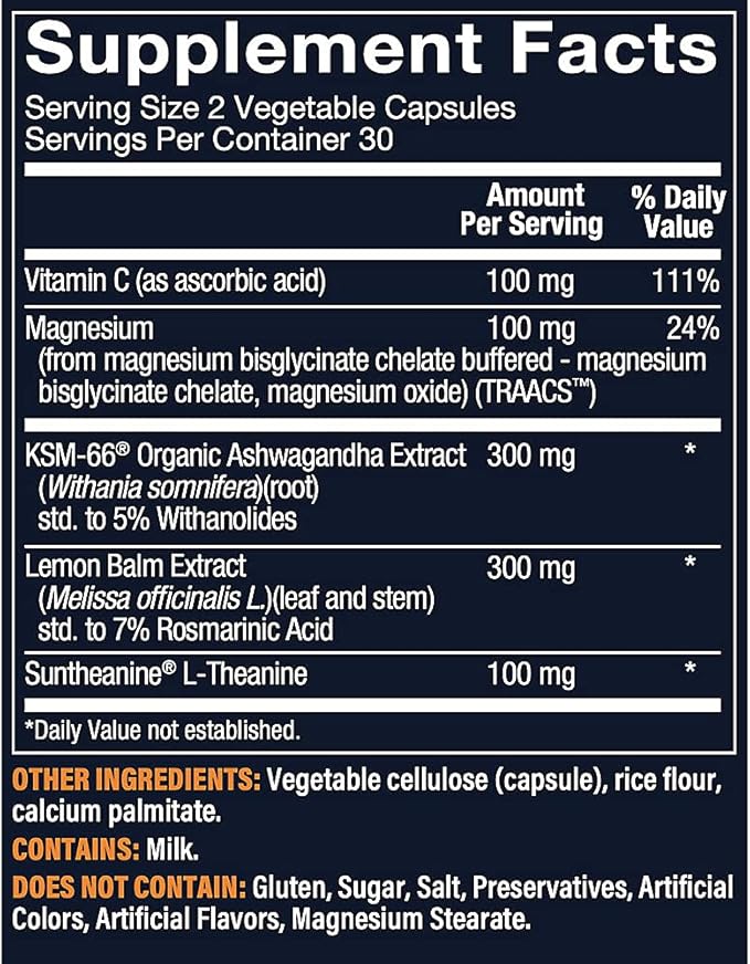 Relax and Restore - Supports a Healthy Response to Stress (60 Vegetarian Capsules)