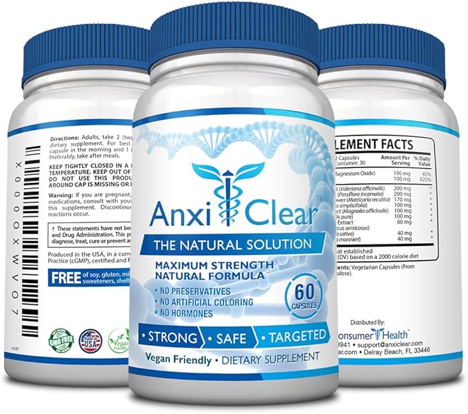 Consumer Health Boosts Mood Calms the Mind Elevates Serotonin Levels - 5-HTP L-thianine - 3 Month Supply - Made in the USA