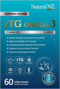 Premium Salmon rTG Omega3 1-A-Day 60 Softgels (1)