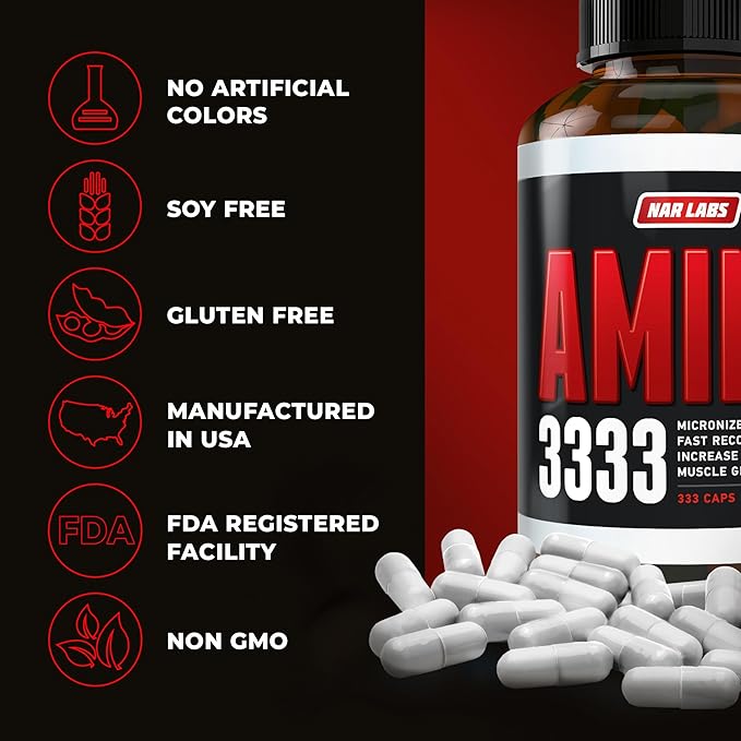 Real Amino Acid Complex 333 Capsules