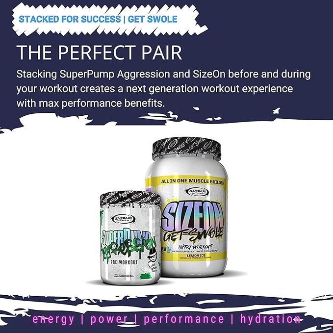 Gaspari Nutrition SizeOn The Ultimate Hybrid Intra-Workout Amino Acid &amp Creatine Formula Increased Muscle Volume &amp Muscle Recovery (3.59 Pounds Rainbow Candy)