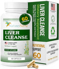 Nature's Nectar Liver Cleanse Detox &amp Repair – Active Liver Support Supplement with Milk Thistle Liver Detox – Helps Repair &amp Protect Liver Aids Fatty Liver &amp Gallbladder Health – 60 Caps