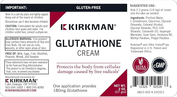 Kirkman - Glutathione Cream