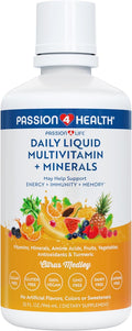 Daily Liquid Multivitamin + Minerals - Over 100 Premium Ingredients for the Whole Family - Trace Minerals and Amino Acids for All Ages