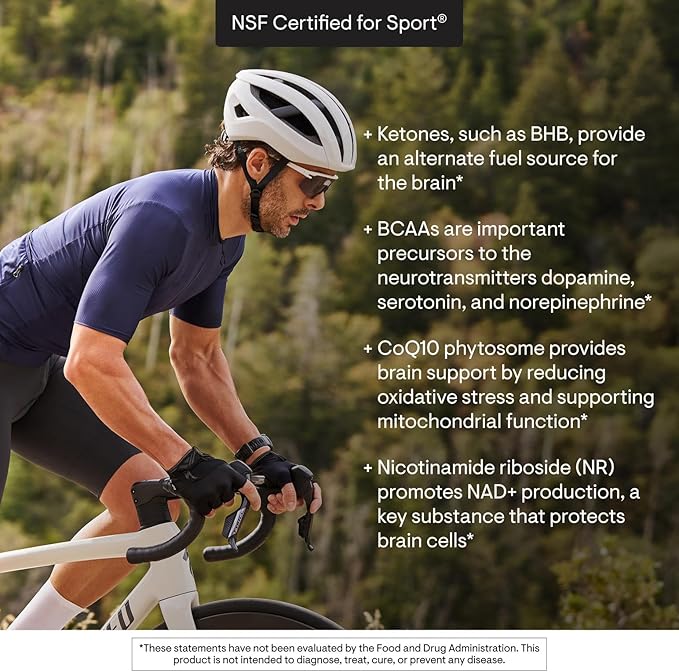 THORNE - SynaQuell+ - Brain Support for Post-Impact - BHB BCAAs CoQ10 DHA &amp Nicotinamide Riboside - Supports Healthy Brain Structure &amp Cognition* - NSF Certified for Sport - 12.8 Oz - 30 Se