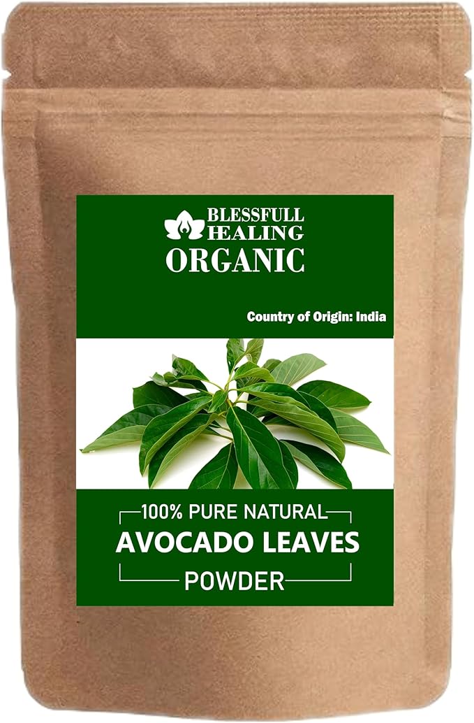 Blessfull Healing Organic Avocado Leaves Powder 100% Pure Natural 200 Gram / 7.05 oz