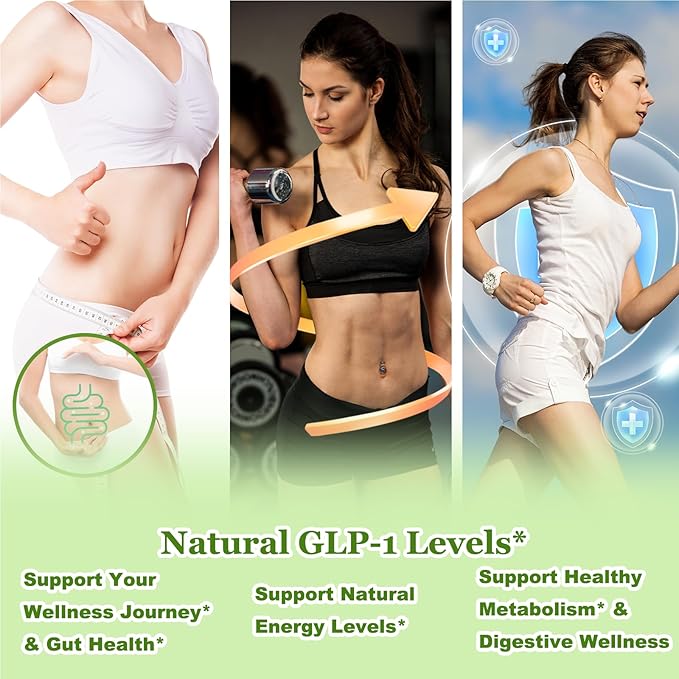 GLP-1 Support Liquid Drops 10-in-1 Formula with Berberine Ceylon Cinnamon Prebiotic Fiber &amp Green Tea Extract | Support Healthy Metabolism Digestive &amp Gut Health for Women &amp Men | Vega