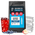 Tiesta Tea - Blueberry Wild Child Cold Brew Loose Leaf Blueberry Hibiscus Herbal Tea Non-Caffeinated Iced Blend Cold Brew Packets Makes 64oz Pitcher Per Bag (Pack of 10)