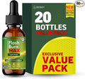 Flash Burn MAX Liquid Drops Extra Strength Advanced Formula 60 Servings 2 fl oz (20)
