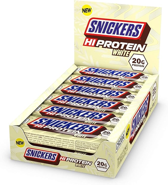 Snickers - HiProtein - White - 12x57g