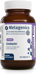 Metagenics Exhilarin - Energy &amp Stress Tolerance Support Supplement* - with Ashwagandha Holy Basil Amla &amp Bacopa - Ayurvedic Adaptogenic Blend for Calm Focus &amp Adrenal Health* - 60 Table