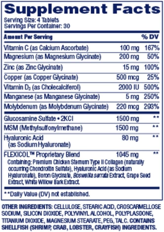 21st Century Arthri-Flex Glucosamine &amp Chondroitin MSM Advantage Tablets 120 Count (2 Pack)