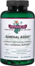 Vitanica Adrenal Assist Adrenal Support Vegan 180 Capsules
