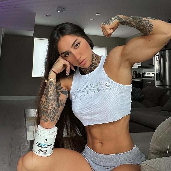 DRAGON PHARMA Creatine Monohydrate Aid Muscle Recovery Post-Workout Supplement Antioxidant Support (60 Servings Unflavored)