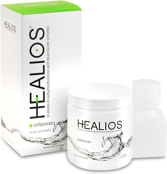Healios Unflavored Oral Health and Dietary Supplement Powder Form Naturally Sourced L-Glutamine Trehalose L-Arginine 10.93 Ounces