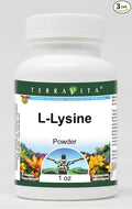 Terravita L-Lysine Powder (1 oz ZIN: 514863) - 3 Pack
