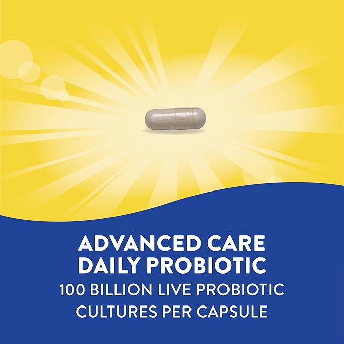 Nature's Way Fortify Optima Probiotic for Adults 100 Billion Live Cultures 15 Strains Supports Digestive and Immune Health* Plant-Based Prebiotic Fiber 30 Capsules (Packaging May Vary)