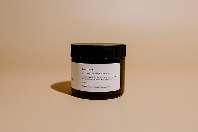 Magnesium Balm with Magnesium Chloride Organic Jojoba Oil Organic Shea Butter Lavender Essential Oil and Organic Beeswax (4 oz)