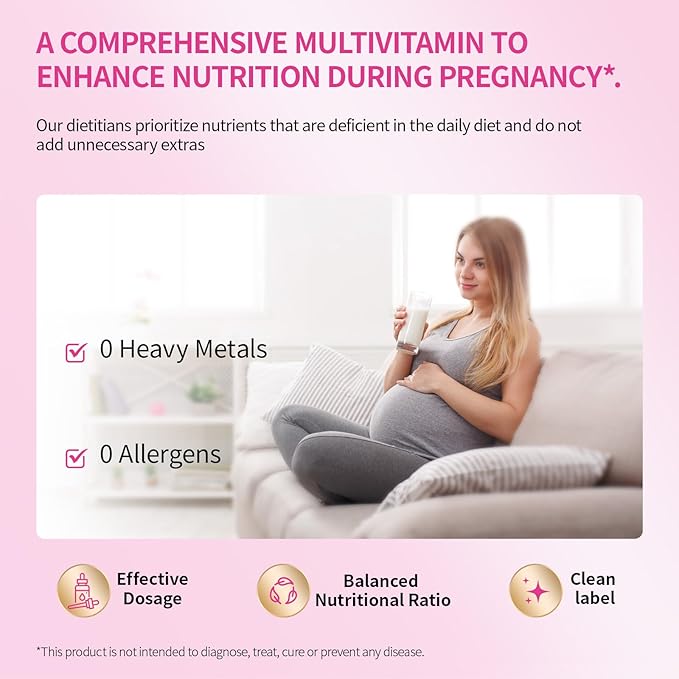 DRAUSTIN Coenzyme Q10 Preparation for Pregnancy Reduction 200mg Mitochondrial PQQ Folic Acid Imported from The United States 60 Count