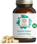 PURE SYNERGY Enzyme Power | Digestive Enzyme Supplement | Digestive Health Enzymes with Nattokinase Bromelain and Serrapeptase | for Digestive and Gut Health (90 Capsules)