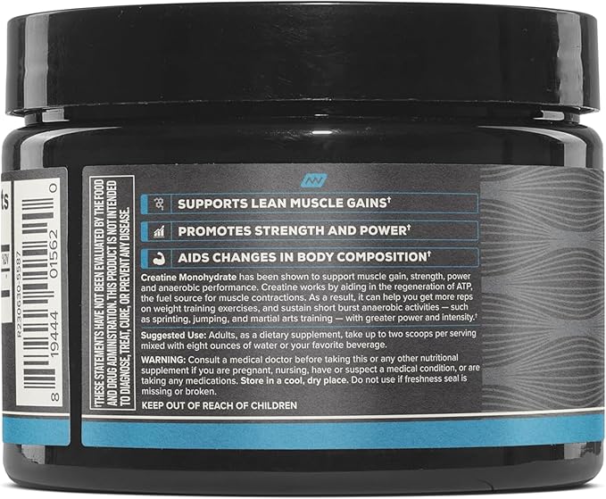 ONNIT Creatine Monohydrate Powder – IGEN™ Non-GMO Tested 5g Premium Creatine for Muscle Strength Power &amp Lean Mass Supports Brain Health &amp Cellular Energy Unflavored 30 Servings 5.29 oz