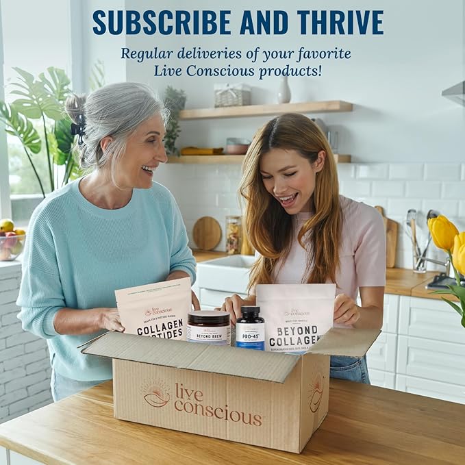 Live Conscious KrillWell Joint and Cognitive Support | Certified Sustainable Krill Oil 2X More Effective Than Fish Oil - (Pack of 2)