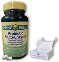 Probiotic Multi Enzymes- Digestive Formula 200ct Tablets with acidophilus for Gut Health (Pack of 1) Boxed By Fusion Shop Store