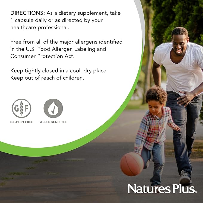 NaturesPlus GI Natural Probiotic Mega - 30 Capsules - Digestive &amp Immune Health - Gluten Free - 30 Servings