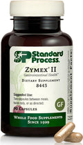 Standard Process Zymex II - Supplement for GI Support with Digestive Enzymes - Gluten-Free &amp Non-Soy - 90 Capsules (45 Servings)