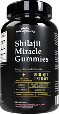 Medical Miracles Shilajit Gummies 1000mg – Himalayan Shilajit Extract with Fulvic Acid – Vegan Sugar-Free Supplement – Trace Mineral Complex – Easy Daily Gummy Format 60 Count