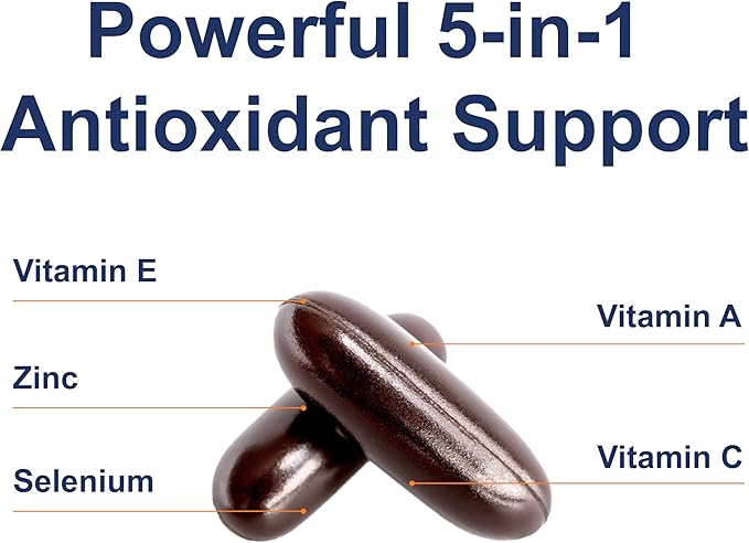 Carlson - ACES + Zn Vitamins A C E + Selenium &amp Zinc Cellular Health &amp Immune Support Antioxidant 120 Softgels