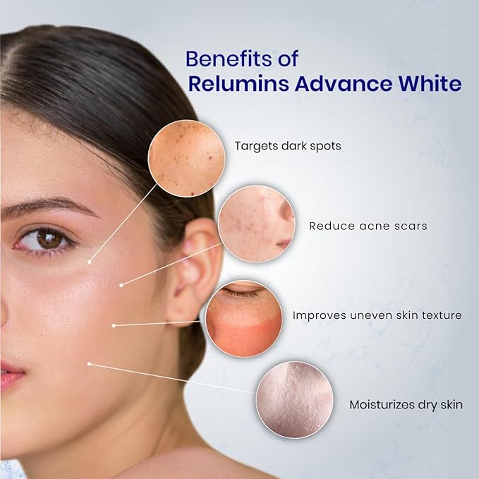 Relumins Advanced White Glutathione Capsules - Max Strength Brightening Supplement with ALA Placenta Rose HIPS &amp Vitamin C - Fights Oxidative Stress Supports Collagen &amp Made in USA - 3 Bott
