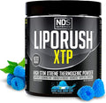 LIPORUSH NDS Nutrition XTP Thermogenic Fat Burner with L-Carnitine - Energy Focus and Appetite Control - Extreme Thermogenic Fat Burning Powder Weight Loss - Blue Berry Snow Cone (45 Servings)