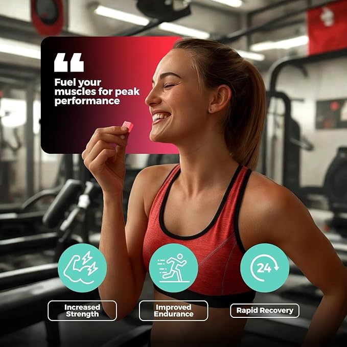 Jaeva Sugar Free Creatine Monohydrate Gummies 5g 5000mg for Men &amp Women Strawberry - 120 Count Pre Workout for Energy Boost for Building Muscle and Strength Vegan Non-GMO 3rd Party lab Test